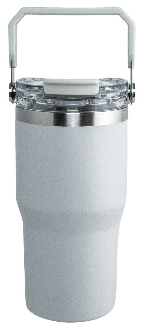 Living Ensemble 2-Way Tumbler with Straw 600ml Gray