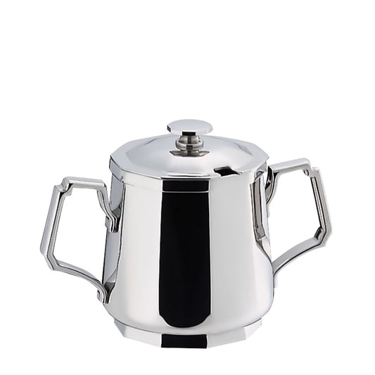 Wadasuke Square Stainless Sugar Pot with Handle and Lid for 5 People 2204-0507