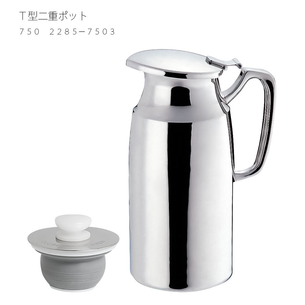 Wadasuke T-Type Double Wall Insulated Pot Stainless Steel