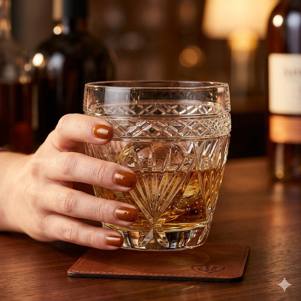 Toyo-Sasaki Glass Amber Free Glass Rock Glass Tumbler, Small, 270ml