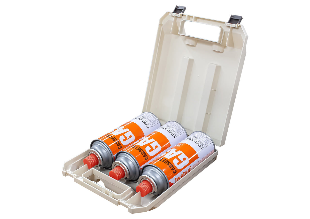 Fudo Giken Butane Gas Canister Storage Case Olive F2662