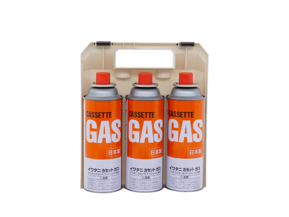 Fudo Giken Butane Gas Canister Storage Case Ivory F2662