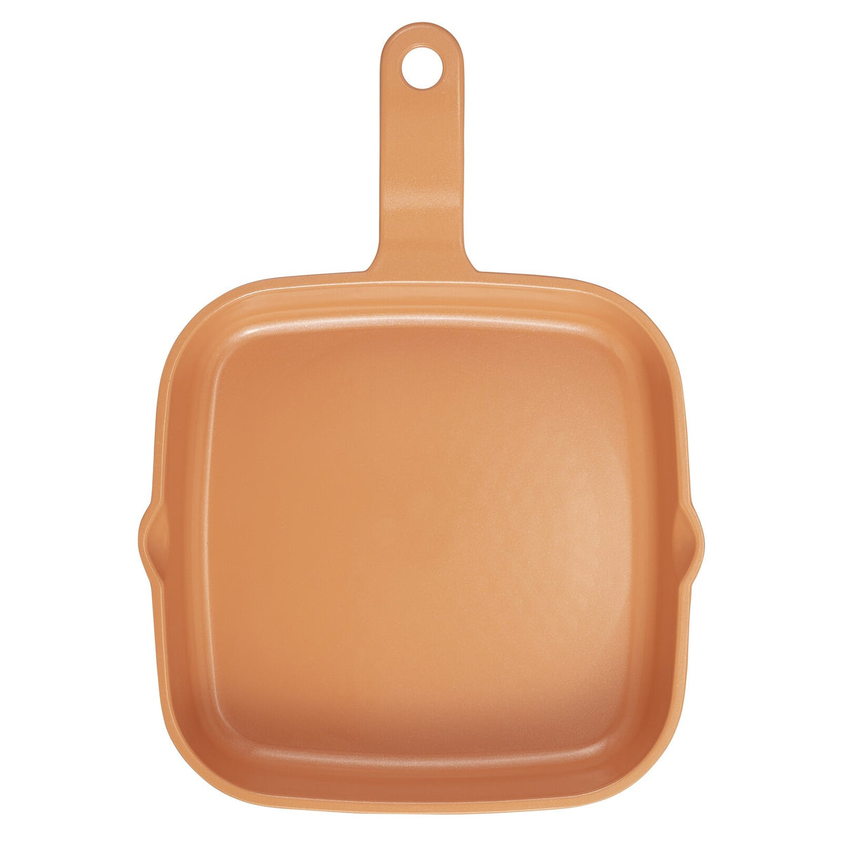 CB Japan Copain Grill Plate 18x18cm Square Terracotta