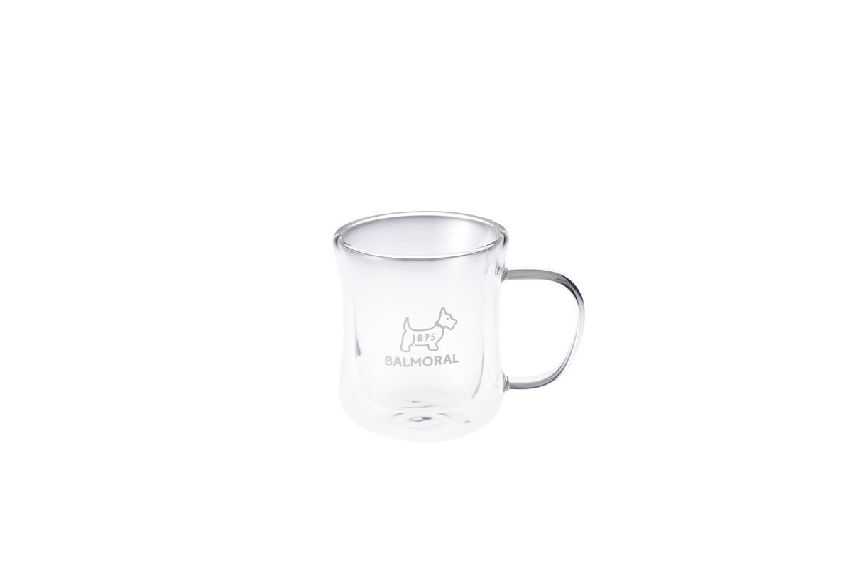 Kakusee Balmoral Double Wall Glass Tea Mug 250ml BA-03