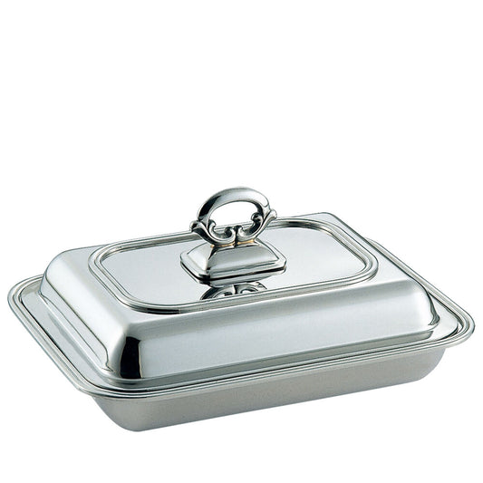 Wadasuke Stainless B Rim Square Entree Dish 14 Inch 2404-4140