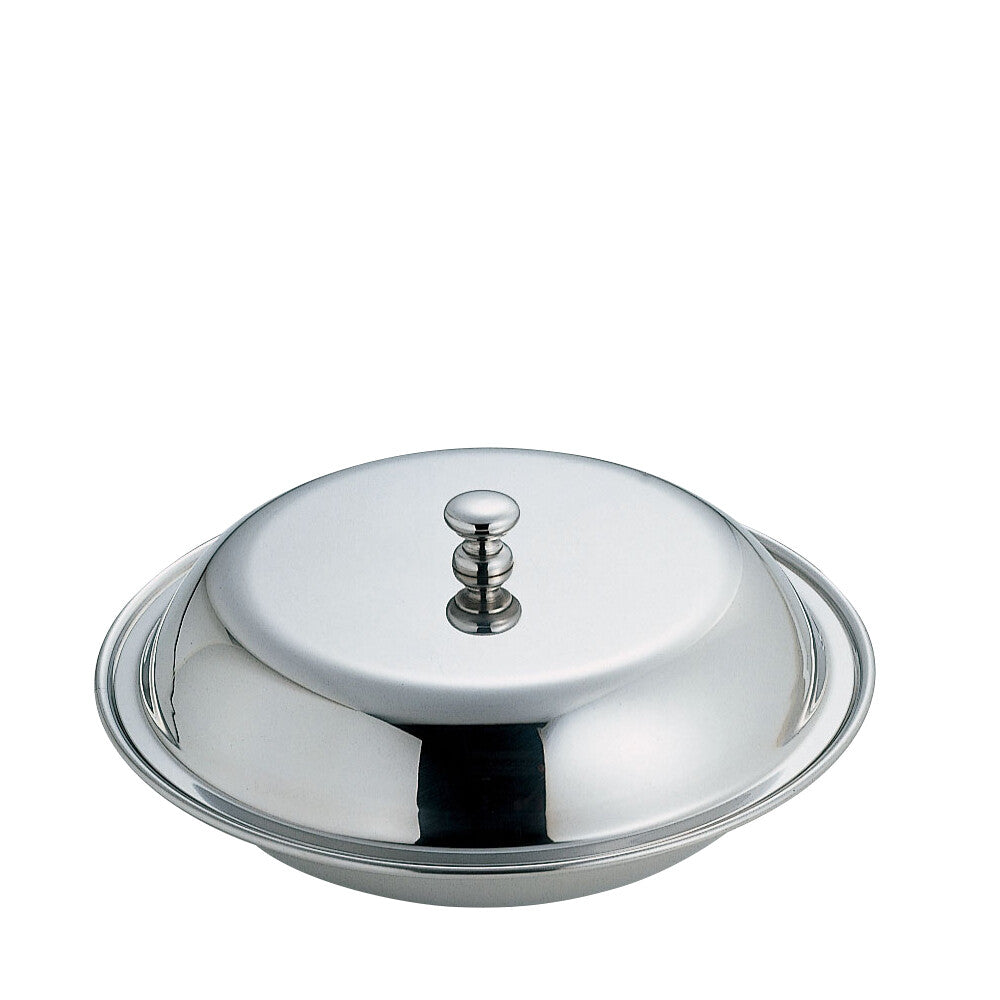 Wadasuke Stainless Round Vegetable Dish 10 Inch 2407-0100