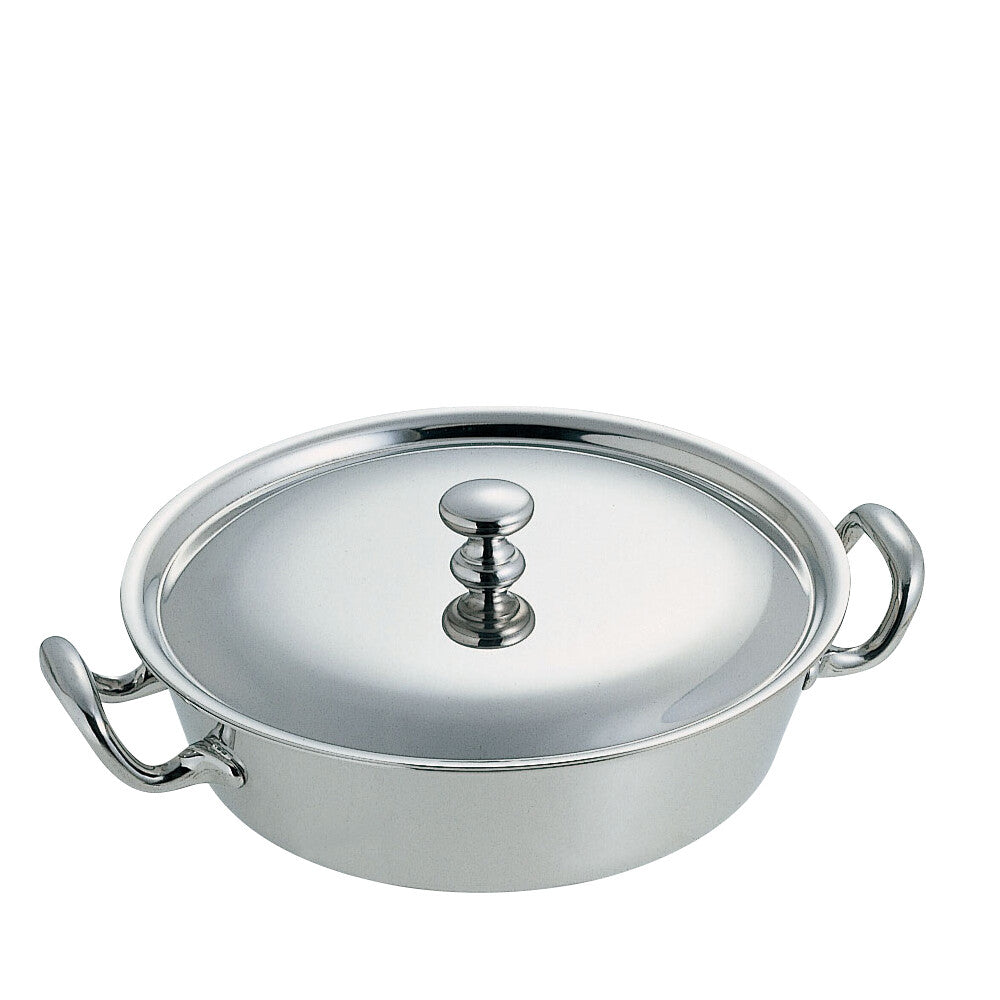 Wadasuke Stainless Steel Round Vegetable Dish Type A 5 Inch 2409-0050