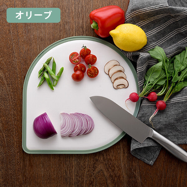 Arnest Teardrop Cutting Board Olive Dishwasher Safe