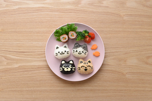Arnest Cat Onigiri Rice Ball Mold Set