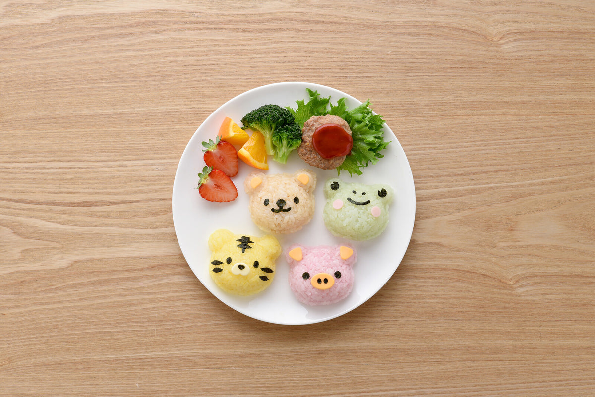 Arnest Bear and Friends Onigiri Rice Ball Mold Set