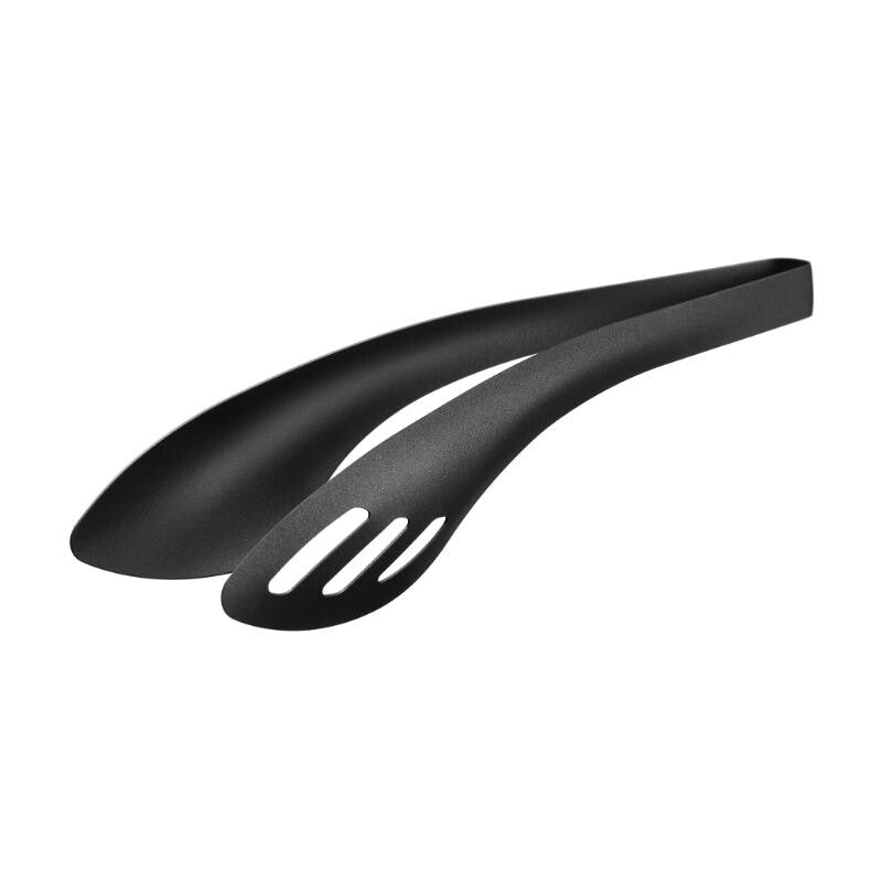 AUX Sturdy Grip Tongs with Sauce Scoop Black AUT1444