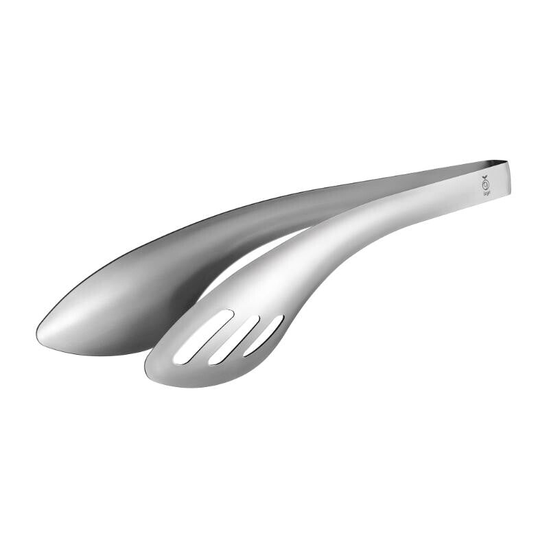 AUX Sturdy Grip Tongs with Sauce Scoop AUT1421