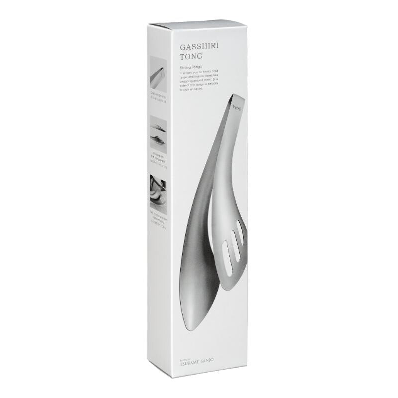 AUX Sturdy Grip Tongs with Sauce Scoop AUT1421