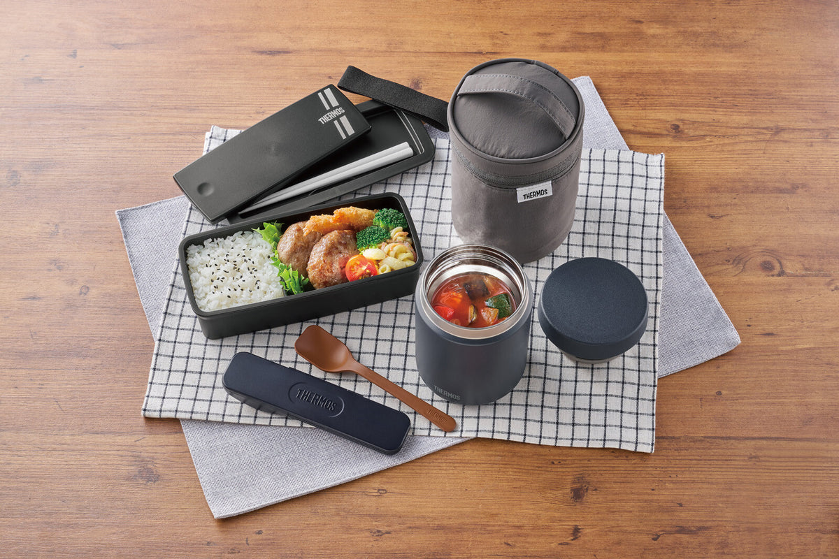 Thermos Vacuum Insulated Soup Jar Navy Black JED-501