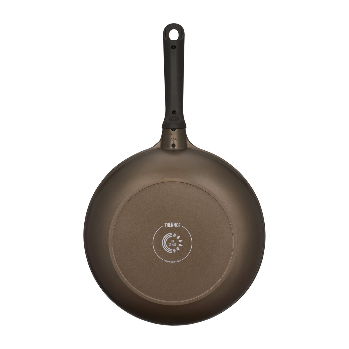Thermos Durable Premium Frying Pan Brown Gold 26cm KFP-026