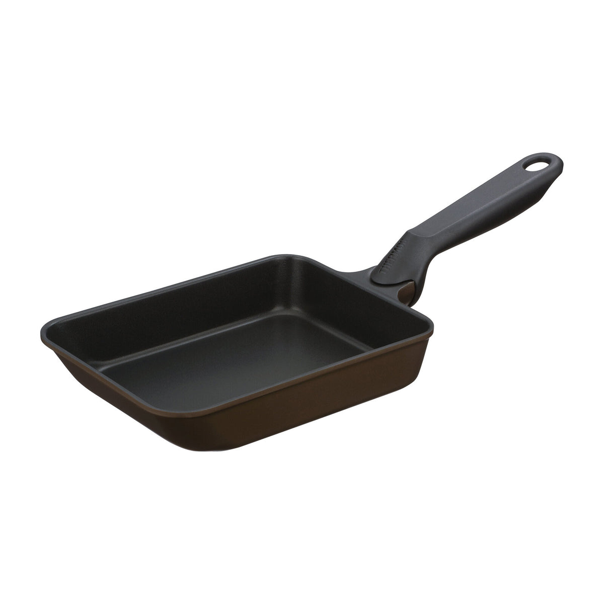Thermos Durable Premium Tamagoyaki Pan 13cm Brown Gold KFP-013E