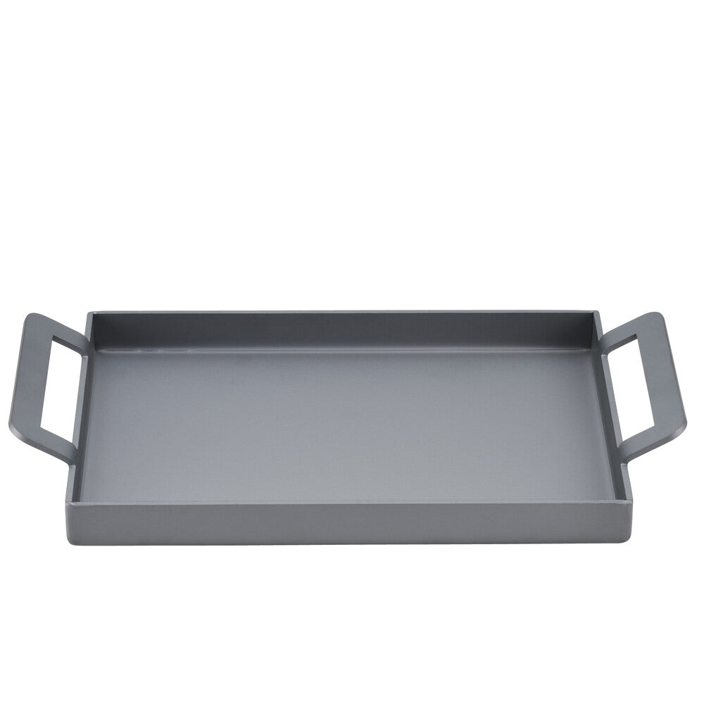 Tanabe Kanagu Nitrided Iron Griddle Plate with Wooden Base 5724