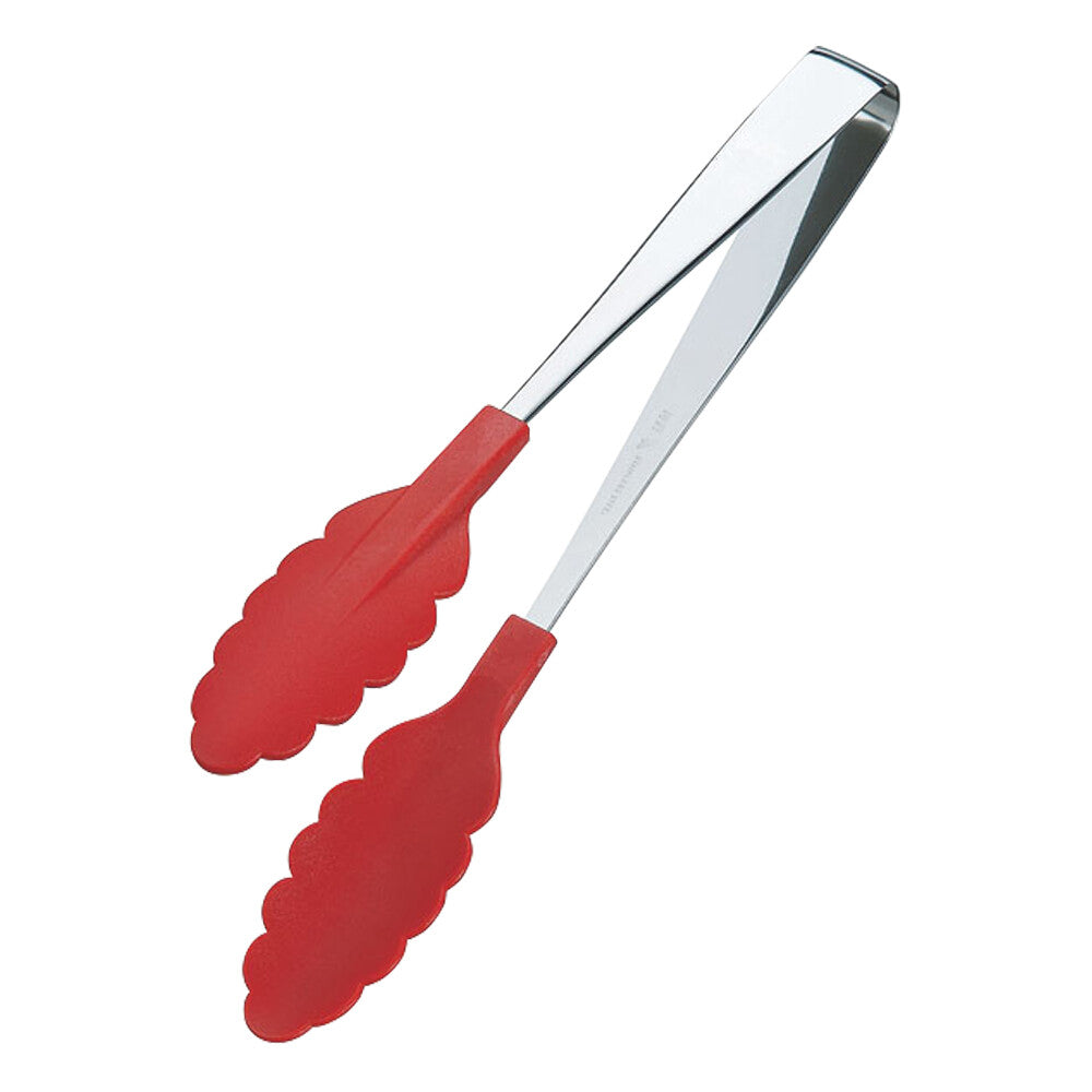 Tanabe Kanagu Heat Resistant Kitchen Tongs Medium Red 0026