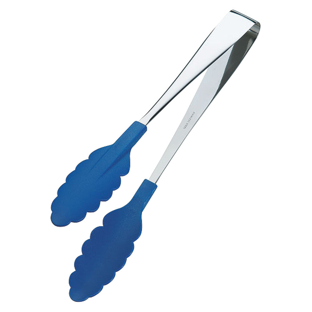 Tanabe Kanagu Heat Resistant Kitchen Tongs Medium Blue 0040