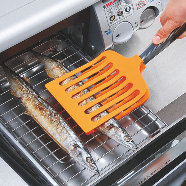 Tanabe Multi Grill Tongs Small Orange 4116