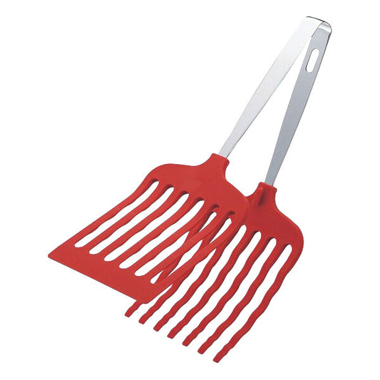 Tanabe Kanagu Multi Grill Tongs Large Red 1658