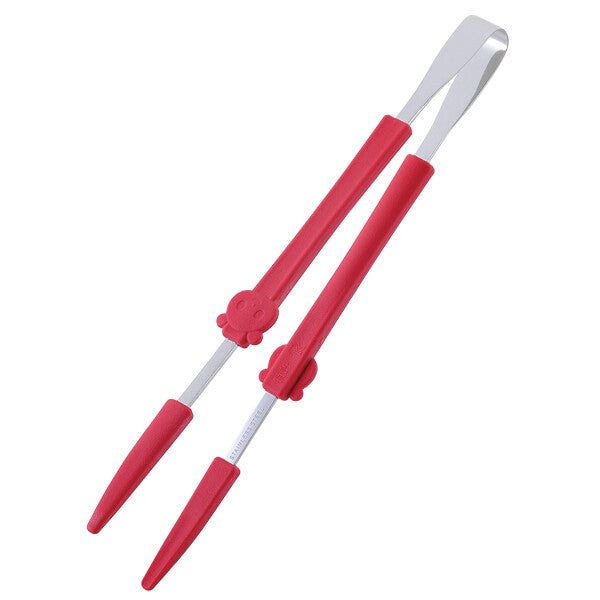 Tanabe Kanagu Ohashi Tongs Chopstick Style Kitchen Tongs Red 24cm 3799