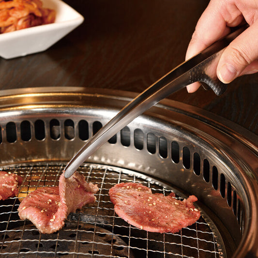 Tanabe Kanagu Yakiniku Tongs Tapered Tip Hammered 250mm 5564