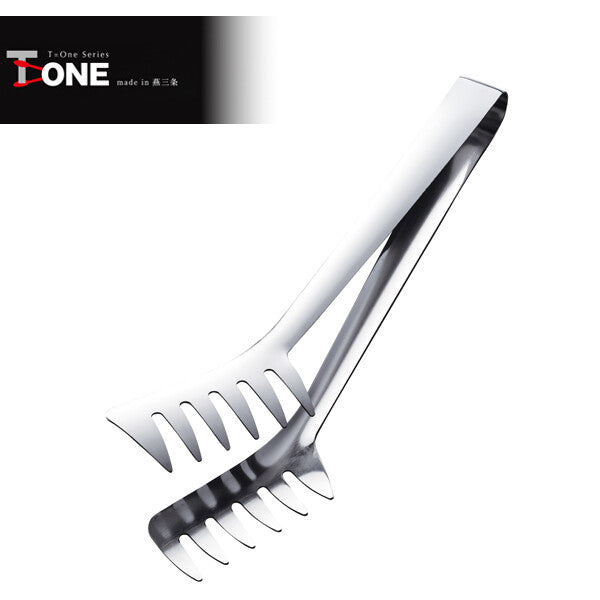 Tanabe Kanagu T=One Spaghetti Tongs Stainless Steel 240mm 5434