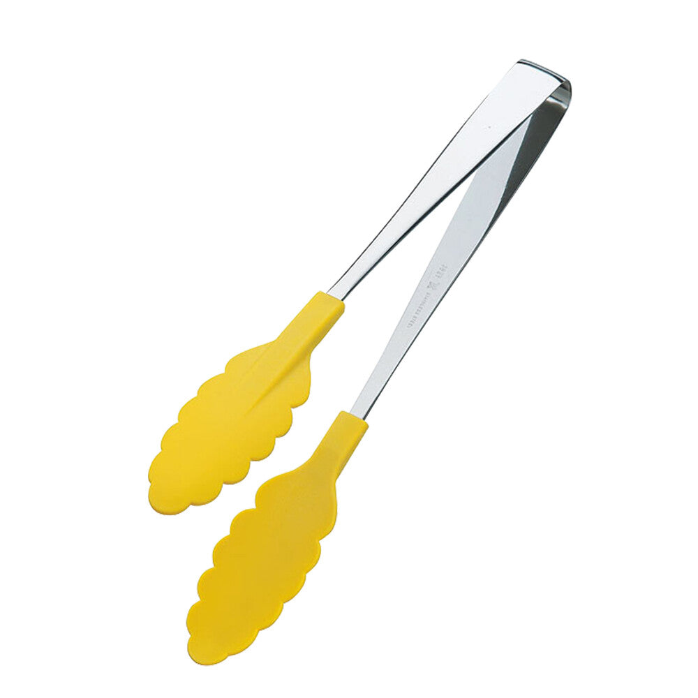 Tanabe Kanagu Heat Resistant Color Tongs Large Yellow 1078