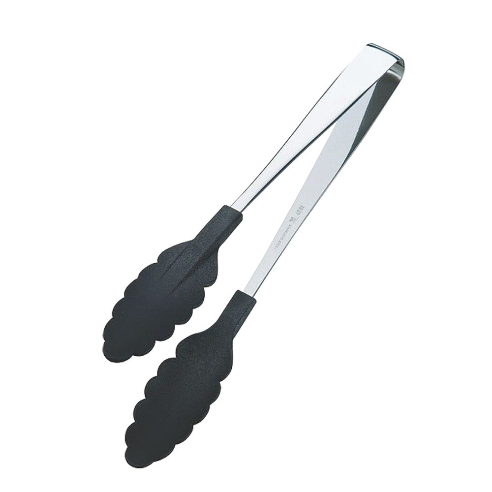 Tanabe Kanagu Heat Resistant Color Tongs Large Black 1054