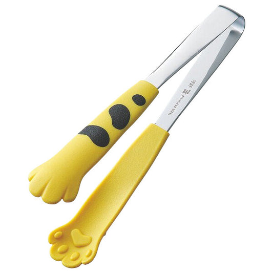Tanabe Kanagu Catch Da Nyan Cat Serving Tongs 18cm Yellow Tama 1146
