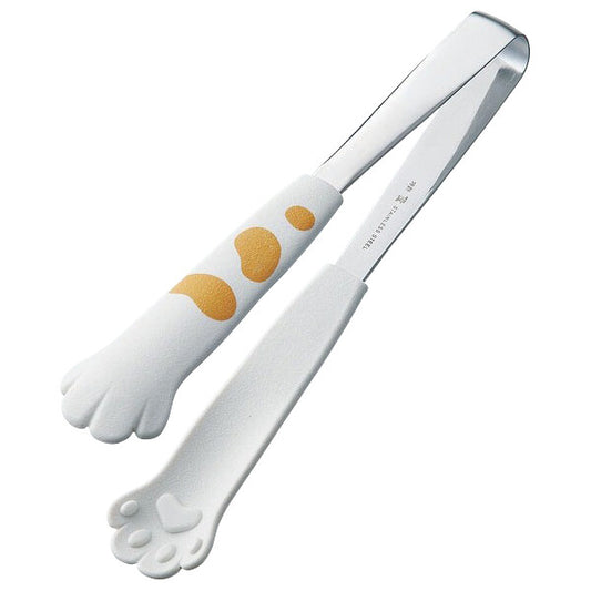 Tanabe Kanagu Catch Da Nyan Cat Serving Tongs 18cm White Tama 1122