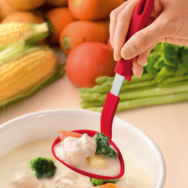 Tanabe Kanagu Heat Resistant Mini Ladle Red 2730