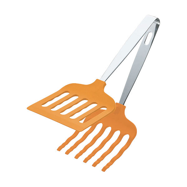 Tanabe Multi Grill Tongs Medium Orange 2044