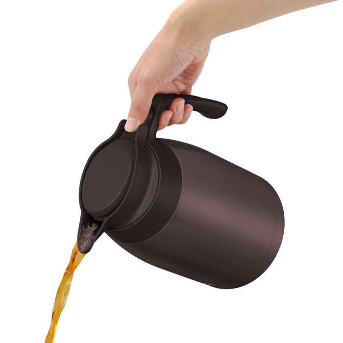 Thermos Vacuum Insulated Pot 1500ml Brown TTG-1500