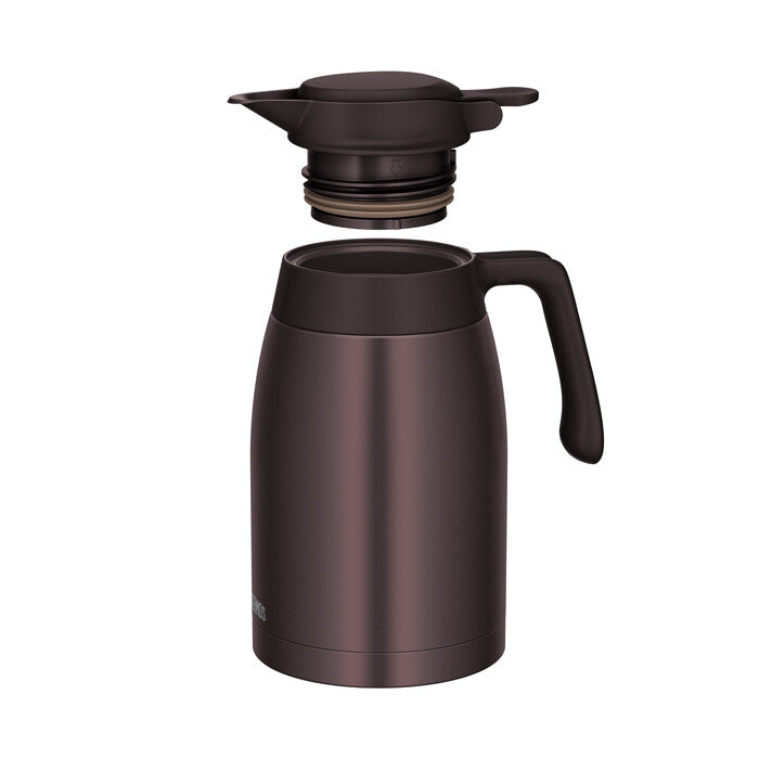 Thermos Vacuum Insulated Pot 1500ml Brown TTG-1500