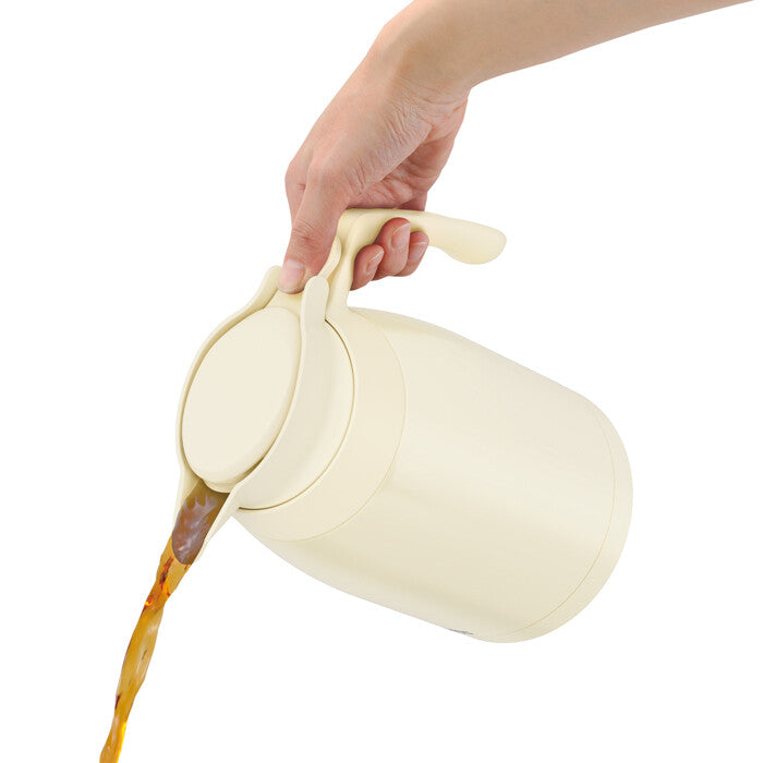 Thermos Vacuum Insulated Pot 1500ml Ivory TTG-1500