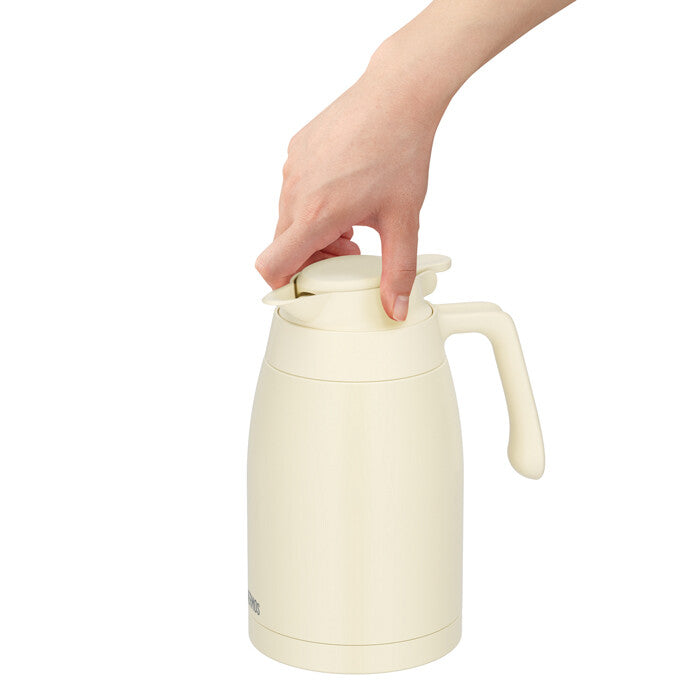 Thermos Vacuum Insulated Pot 1500ml Ivory TTG-1500