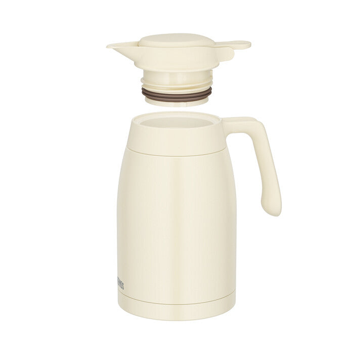 Thermos Vacuum Insulated Pot 1500ml Ivory TTG-1500