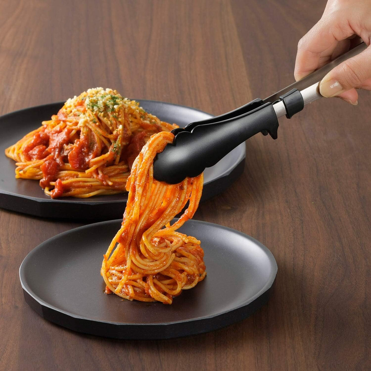 Shimomura Verdun Black Nylon Tongs VB-201