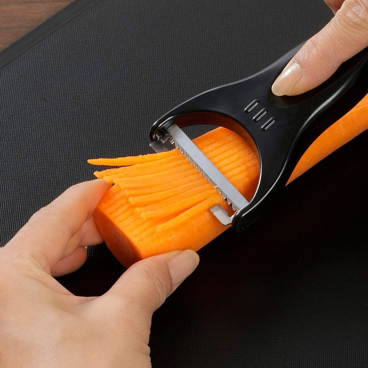 Shimomura Verdun Black Julienne & Peeler Set VB-603