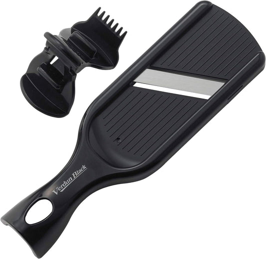 Shimomura Verdun Black Mini Mandoline Slicer with Hand Guard VB-607