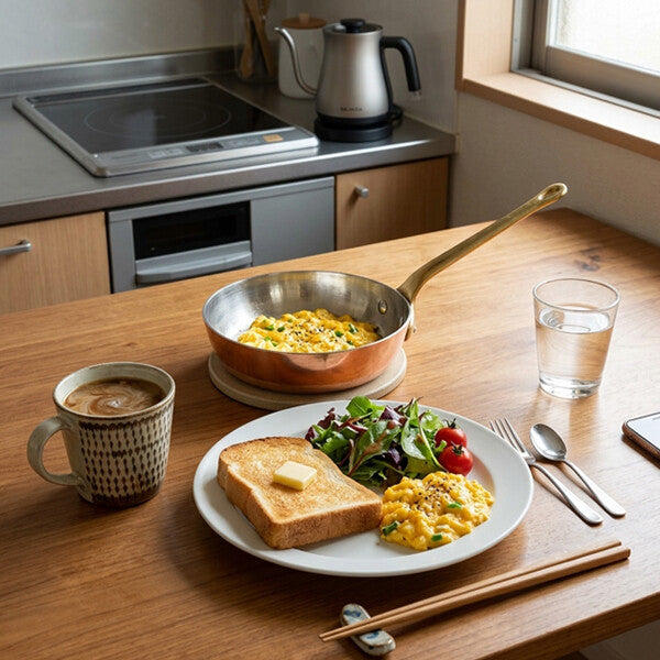Wadasuke Tin Lined Copper Petite Frying Pan 8cm 2503-0080