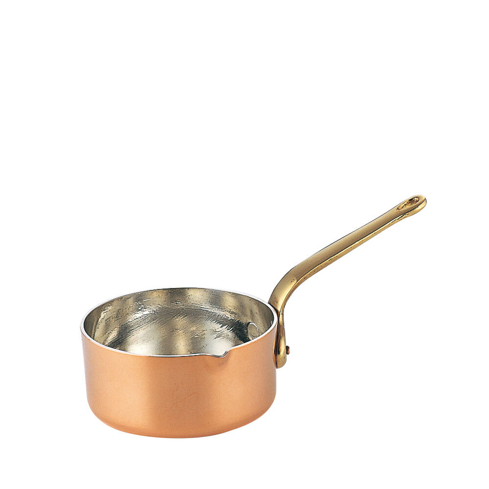Wadasuke Tin Lined Copper Petite Pan with Pour Spout 9cm 2505-0090