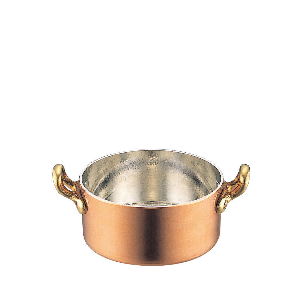 Wadasuke Tin Lined Copper Petite Pan with Two Handles 9cm 2504-0090