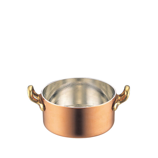 Wadasuke Tin Lined Copper Petite Pan with Two Handles 9cm 2504-0090