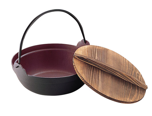 Ikenaga Tekko Enameled Cast Iron Pot 18cm IH Compatible