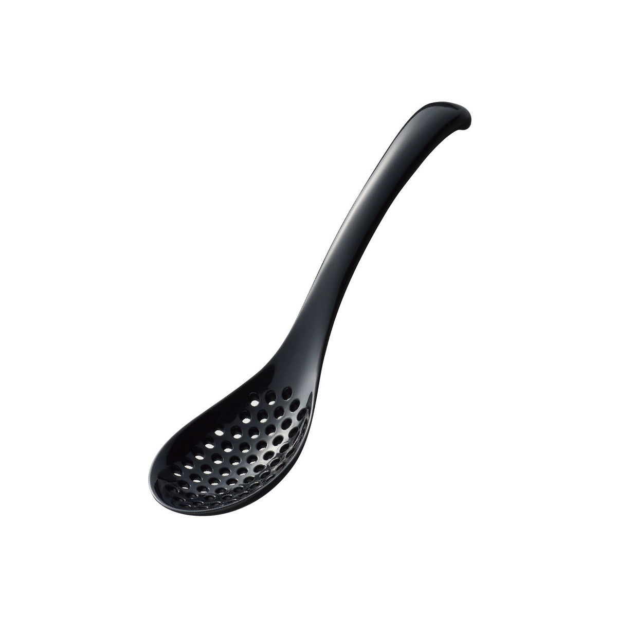 Akebono Slotted Ramen Spoon (Renge) Black GM-4097