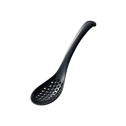Akebono Slotted Ramen Spoon (Renge) Black GM-4097