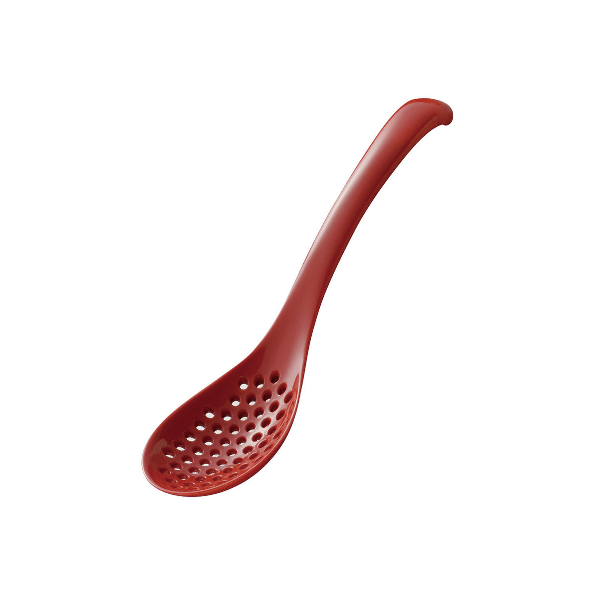 Akebono Slotted Ramen Spoon (Renge) Red GM-4098